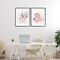 Stupell Industries Rosy Pastel Perfume & Heels 2pc Framed Giclee Set, design by Christine Simpson Art